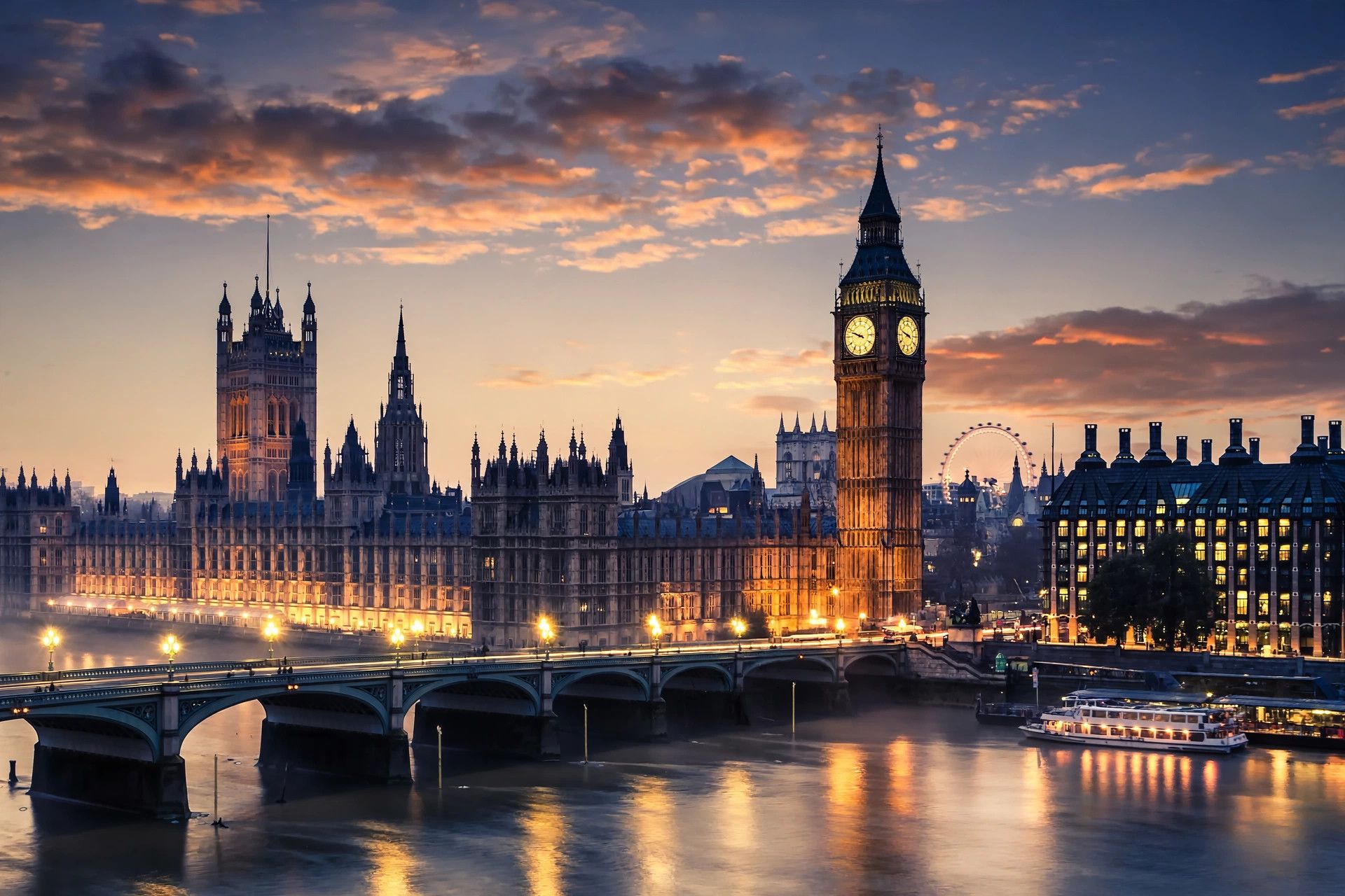 Private jet charter to London