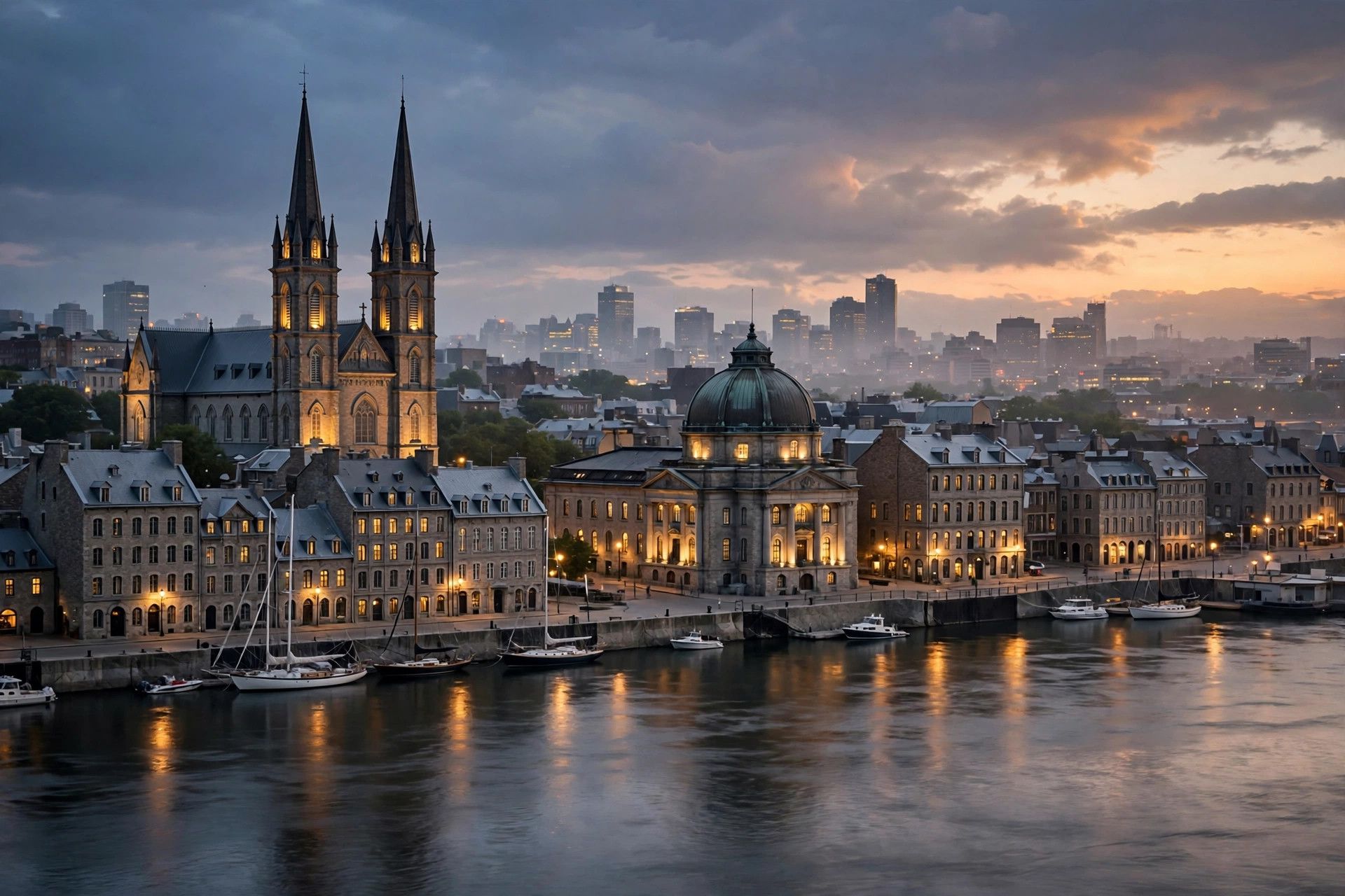 Private jet charter to Montreal